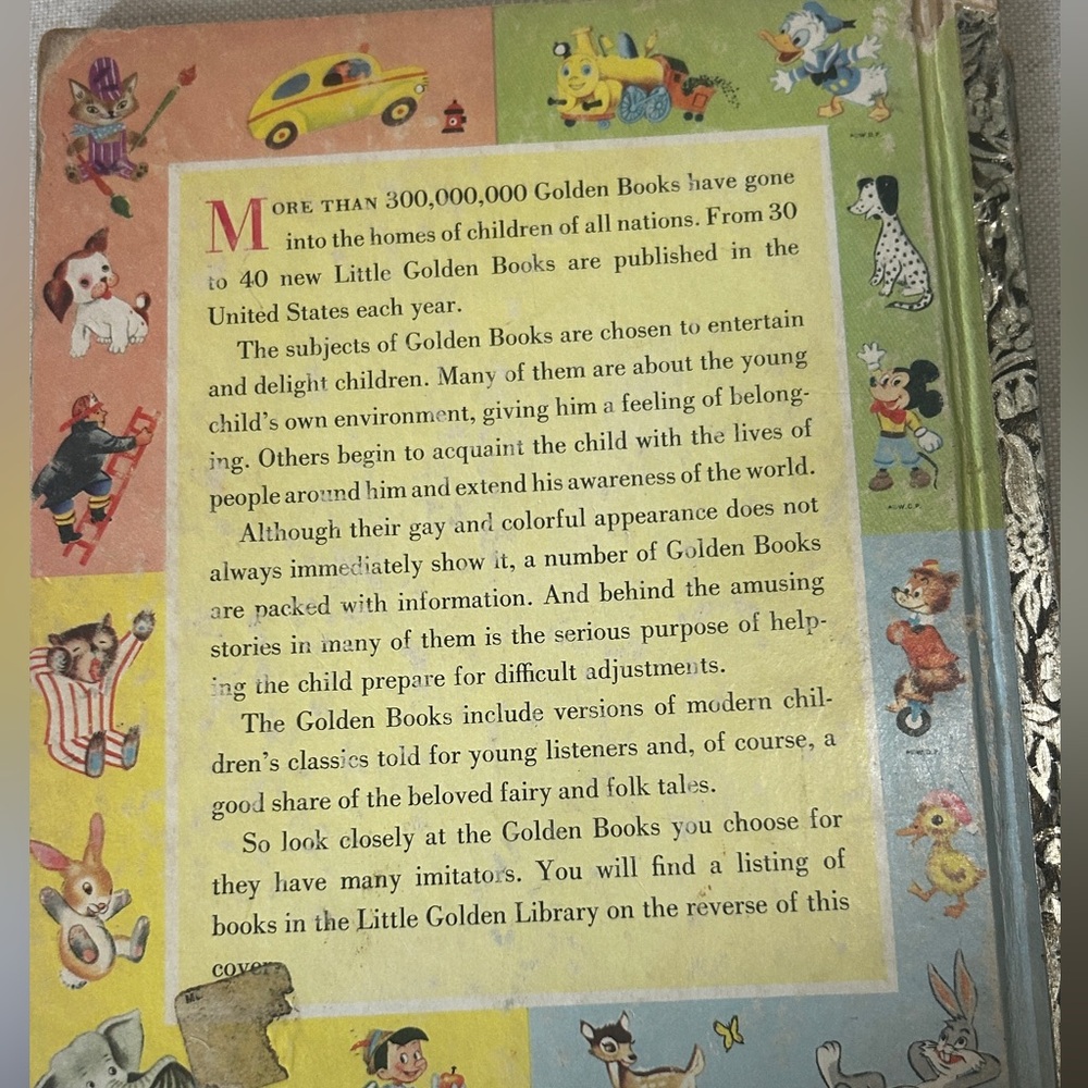 🎉HP🎉 1955 Vintage “The Bunny Book” - A Little Golden Book - Picture 6 of 7